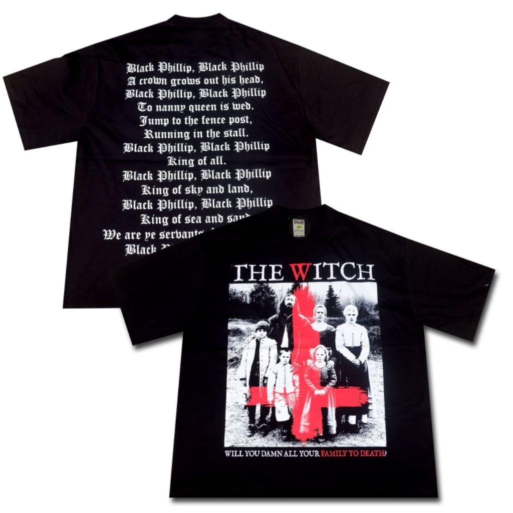 (COD) ZWOLF CLOTH - KAOS THE WITCH MOVIE FILM HORROR TSHIRT OVERSIZE KAOS MOVIE HORROR