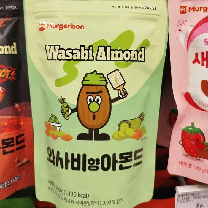 Kacang Almond wasabi 200 gr