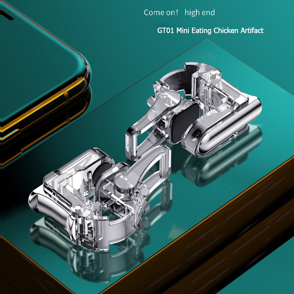 GT01 PUBG Mobile Phone Trigger Controller Gamepad Fire Button Shooter Joystick