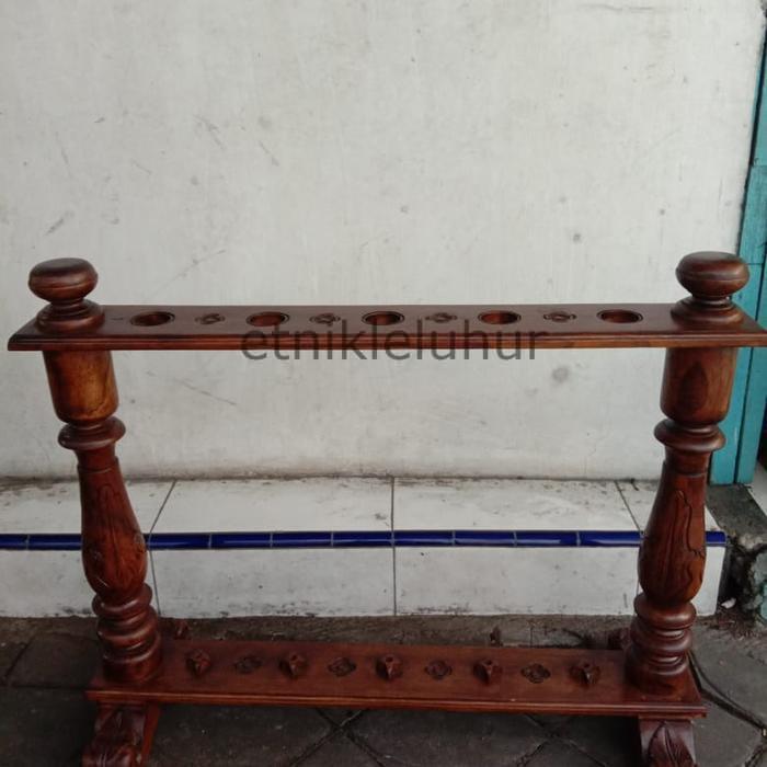 Jagrak Tombak Pusaka Isi 5