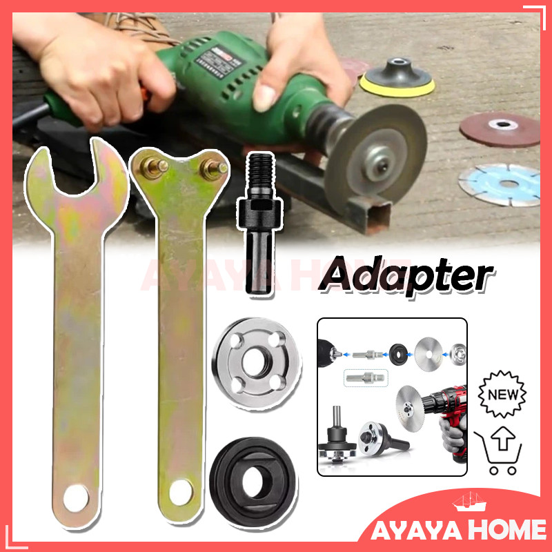Adapter /Arbor Konektor Gerinda Bor Mata Gerinda Perubah/Converter Bor Jadi Gerinda