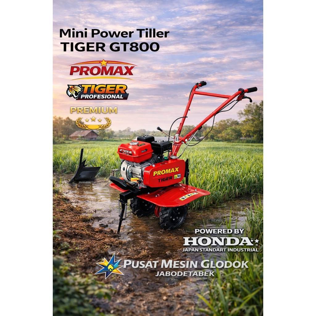 TIGER PROMAX GT800 MESIN BAJAK MINI TIGER GT 800 PROMAX PROFESIONAL MESIN BAJAK MINI TENAGA BESAR – 