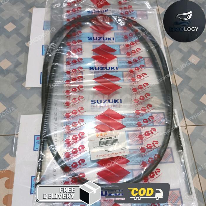 BRIOLOGI - 58510-46G00-000 Kabel Rem Belakang Suzuki Spin 125 Ori