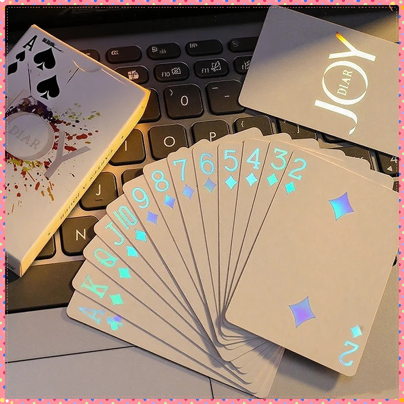 Kartu Poker Tahan Air / Kartu Remi Poker Laser Terlihat Bagus