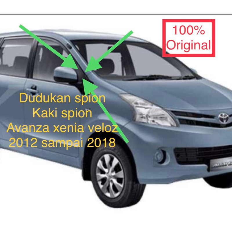 TANGKAI DUDUKAN PEGANGAN KAKI PLANGKON SPION SEMUA MOBIL TOYOTA AVANZA ALL NEW GREN E G VELOZ DAIHAT