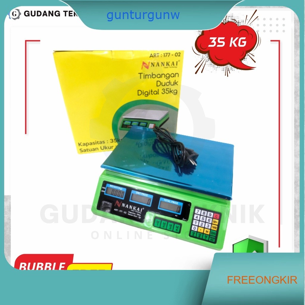 Timbangan Duduk Digital 35KG NANKAI / Timbangan DIGITAL Duduk 35 Kg NANKAI