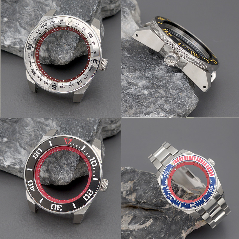 Mod King Samurai Series Men's Watch Case SRPF33K1 SRPF39K1 Stainless Steel Sapphire Glass 4R35 4R36 