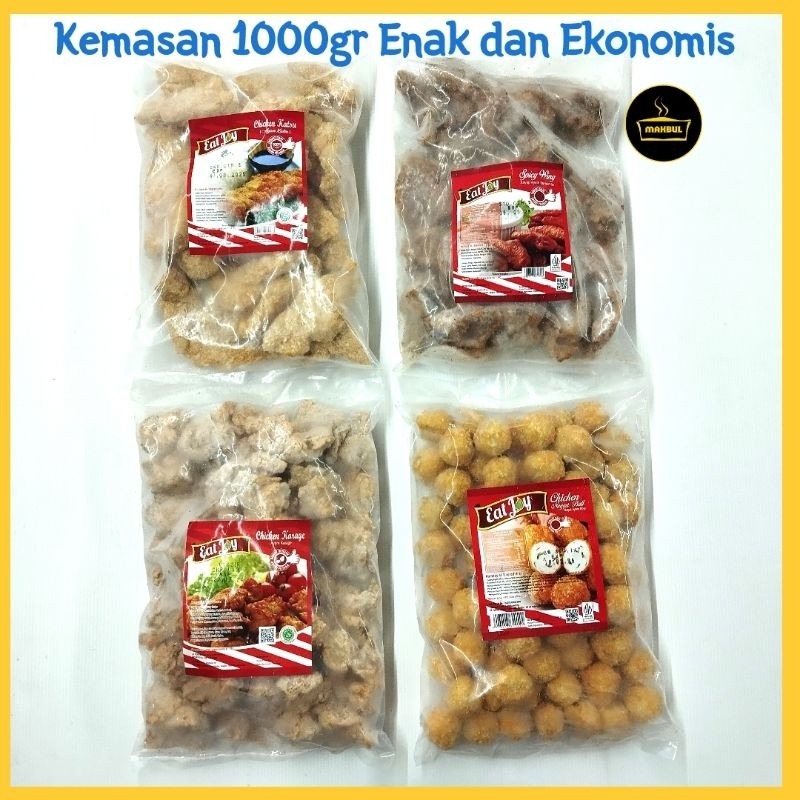 Eat Joy Karage, Nugget Ball, Chicken Katsu, Spicy Wing 1kg