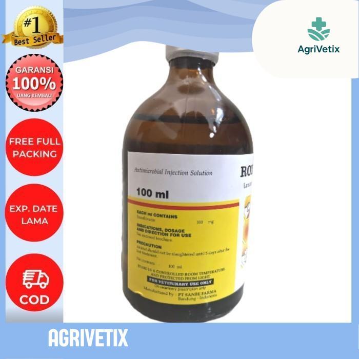 AGRIVETIX - Roxine 50 ml dan 100 ml - Obat untuk Ternak - 100ml