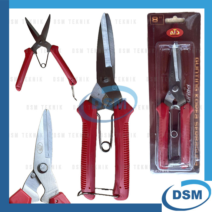 ATS GUNTING KOREA SERBAGUNA - GUNTING SENG DAHAN KERTAS 8 INCH