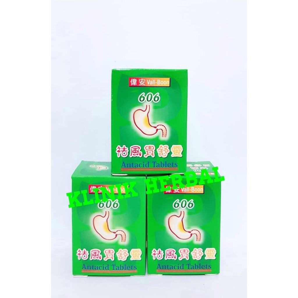 Terbaru Obat Cina China Vall-Boon 606 Antacid Tablets - Obat Maag Herbal Resep Leluhur