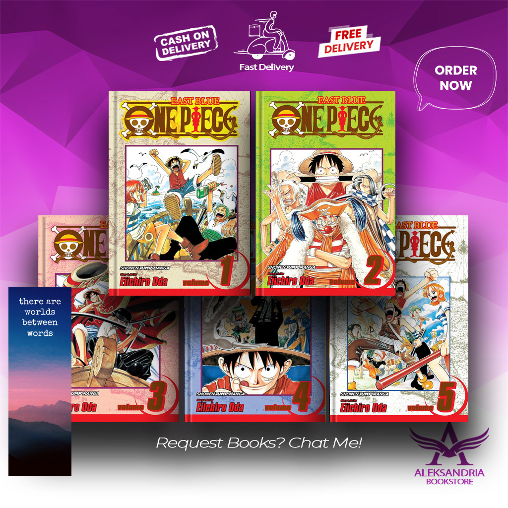 One Piece, Vol. 101 - 107 (Komik Manga) by Eiichiro Oda (English Version)