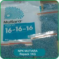 Pupuk NPK Mutiara 16-16-16 Repack (10–50Kg) – Pupuk Buah, Sayur, Padi & Sawit Original