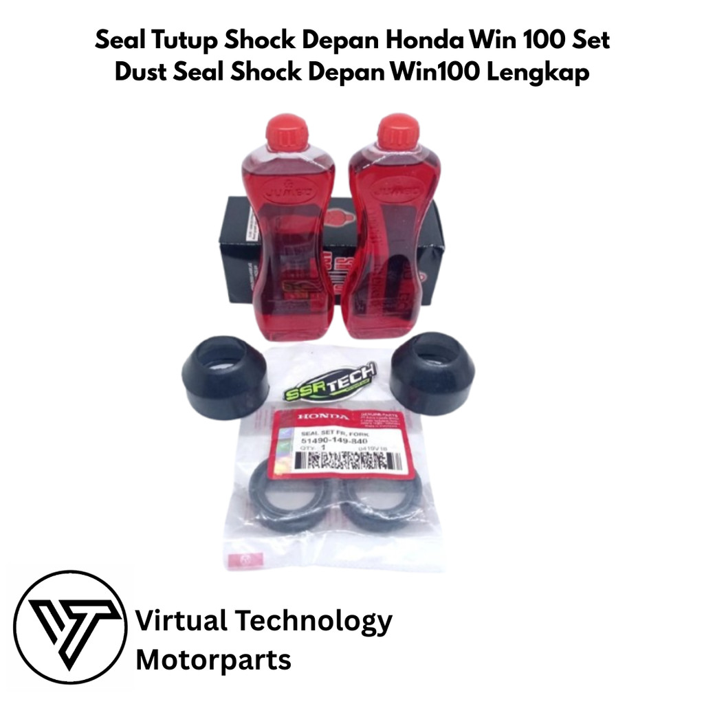 Seal Tutup Shock Depan Honda Win 100 Set Dust Seal Shock Depan Win100 Lengkap