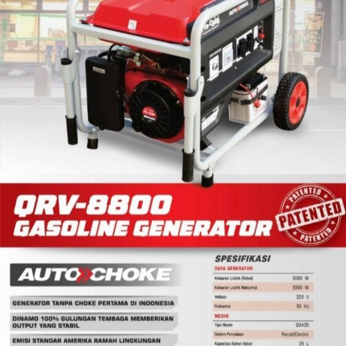 Genset Proquip QRV8800 QRV 8800 5000 watt maksimal 5500 watt