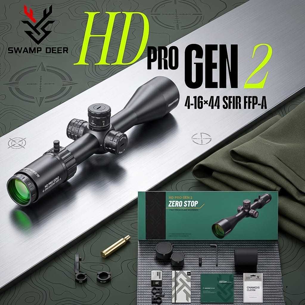 SWAMPDEER HD PRO GEN  II 4-16×44 SFIR FFP-A TERBARU