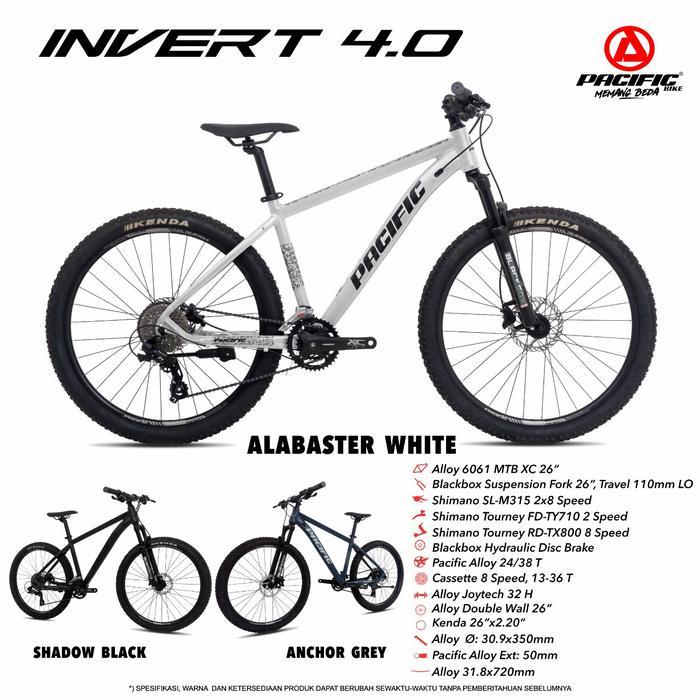 Bicycle Mountain Bike/ Sepeda Gunung Pacific 26 inch Alloy Invert 4.0