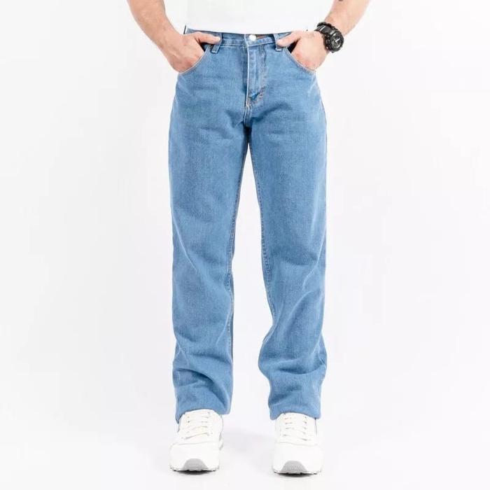 Celana Jeans Standar Reguler Pria Tidak Melar