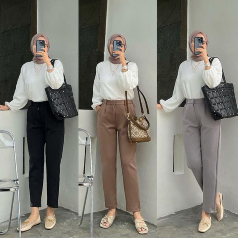 Celana Pensil Scuba Premium / Baggypants Scuba