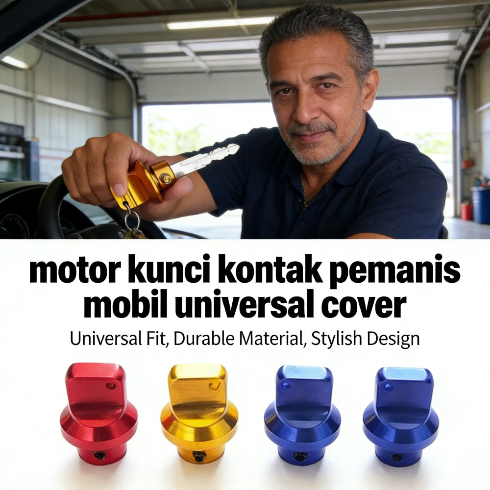 pemanis mobil motor kunci kontak kunci cover kontak universal