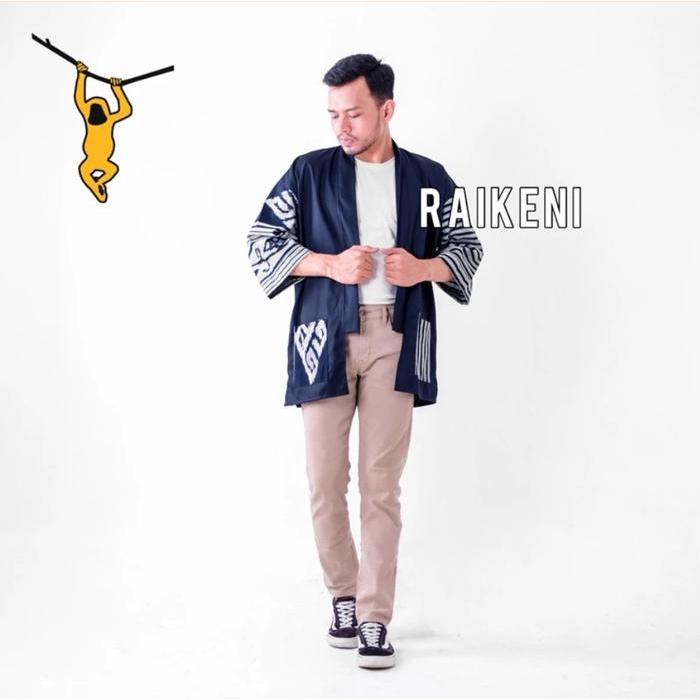 Promo Murah RAIKENI Kimono Rindu | Kimono Outer Batik Tenun Tradisional | Outer Batik | Kimono Batik