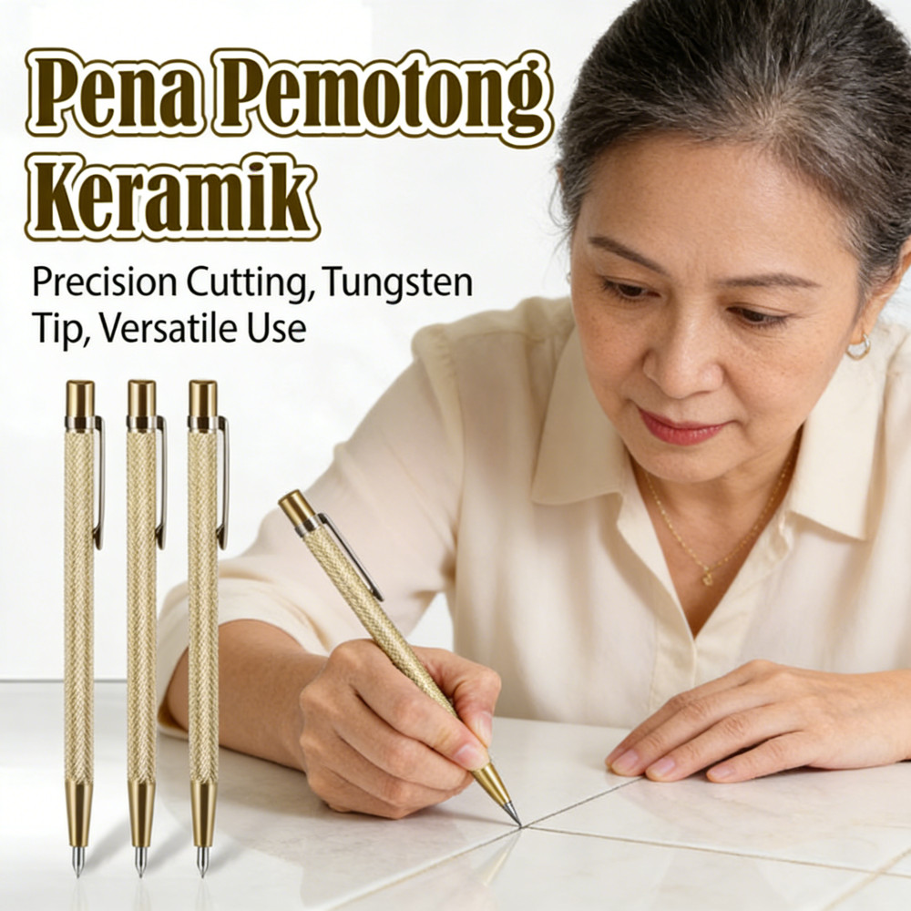 Pena Pemotong Keramik – Scribe Tungsten Kaca | Pena Alat Pemotong Pen Ukir | Alat Presisi untuk Poto