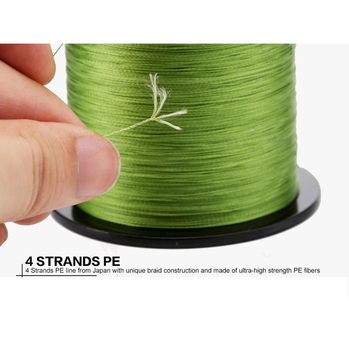 Promo TaffSPORT Braided Thick Line 300M Tali Benang Senar Pancing PE Murah Kuat Anti Keriting 10 LB 