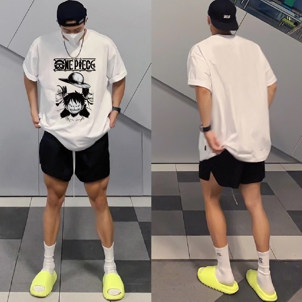 COD Kaos Anime Oversize Pria | Kaos motif Karakter ONE PIECE | Kaos cotton combed 24s | Kaos komik l