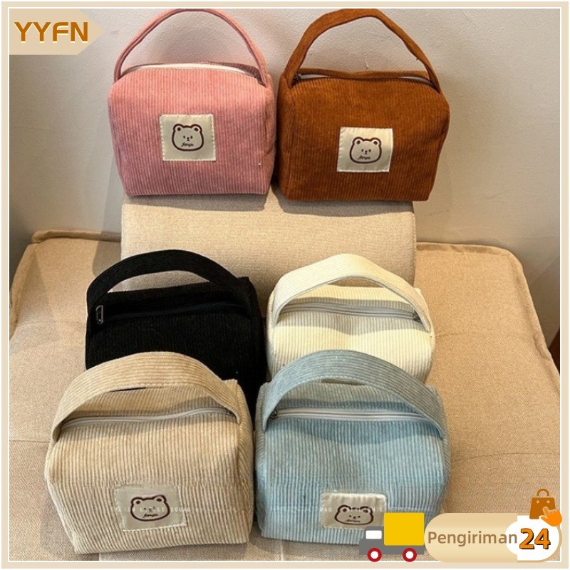 Beruang Lucu Tas Make Up/ Pouch Make Up  Multifungsi/Pouch Mini Lucu Puffy Gina/ Wanita Import Korea