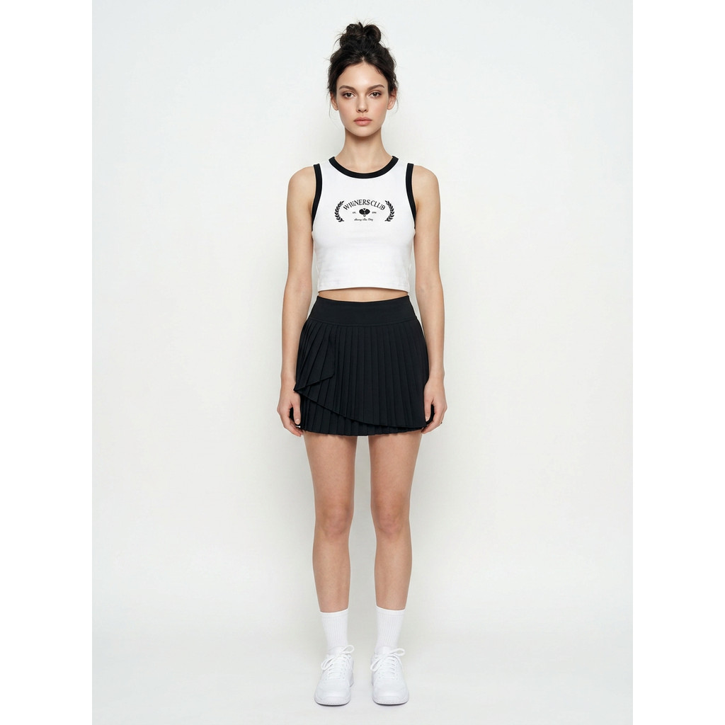 LARUSSO Winners Club - Kaos Padel Tanktop Wanita - White