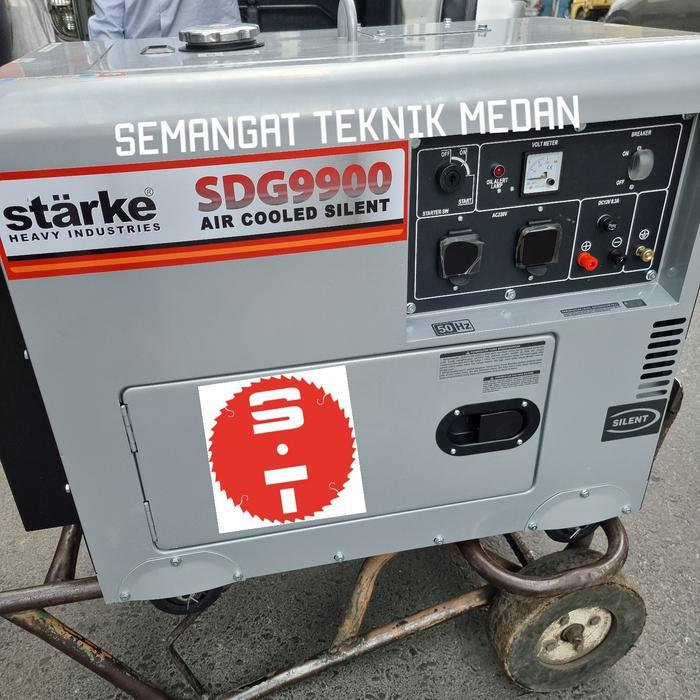 SDG9900 GENSET GENERATOR LISTRIK SILENT SOLAR 5000 WATT 5KVA STARKE