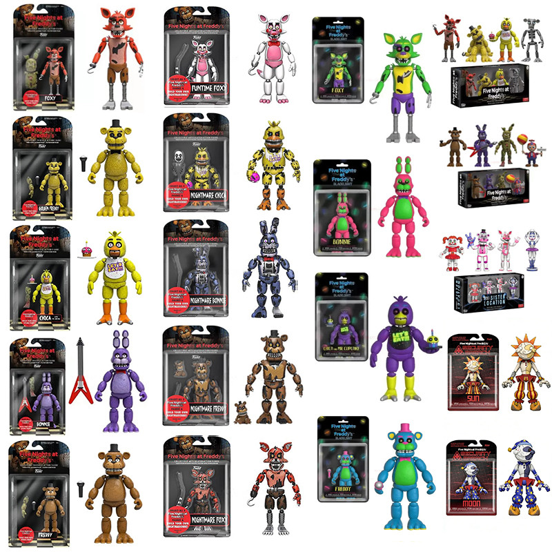 Fnaf Bear Midnight Harem Five Nights Joint Movable Detachable Game Action Figure At Five Nights Secu