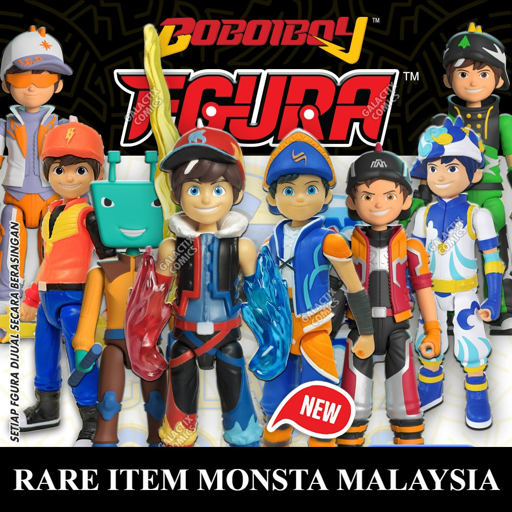 BoBoiBoy Mechamato FGURA RARE ITEM Original import malaysia Halilintar Gempa Blizzard Nova Frostfire