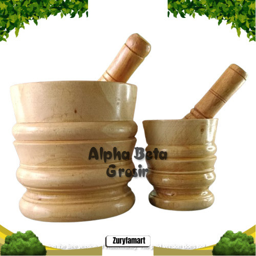LUMPANG KAYU MURAH / LUMPANG KAYU TRADISIONAL / TUMBUK KAYU / ALAT PENUMBUK BIJIAN GB