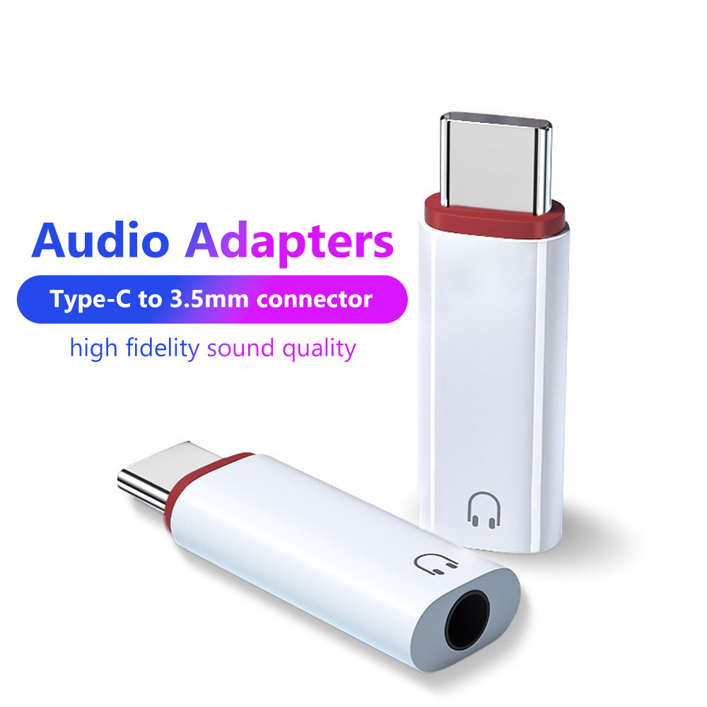Type C to 3.5 MM Jack AUX Auo Adapter For Huawei Xiaomi Samsung 3.5MM Headphones Connector DAC Conve