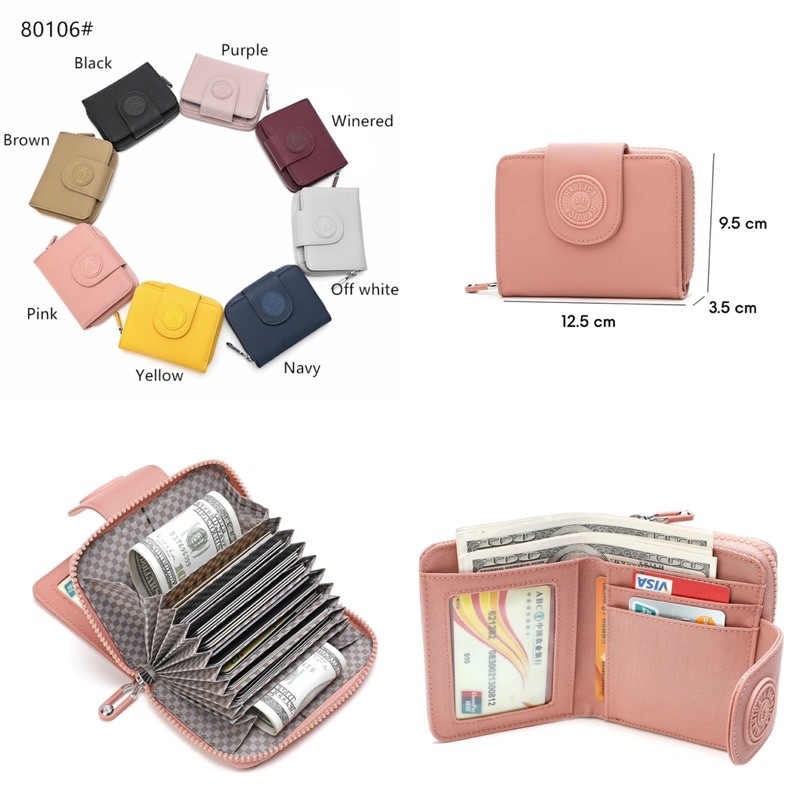 HARUICA WALLET 80106 Dompet Wanita - dompet lipat cewek