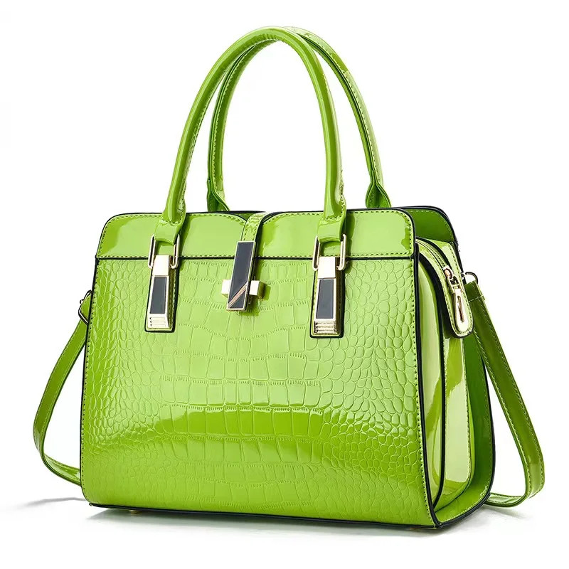 (Pesona Cahaya) Mamora Bags - BQ1067 Tas Wanita Croco Premium Handbag Ibu Ibu Mewah Elegan Besar Imp