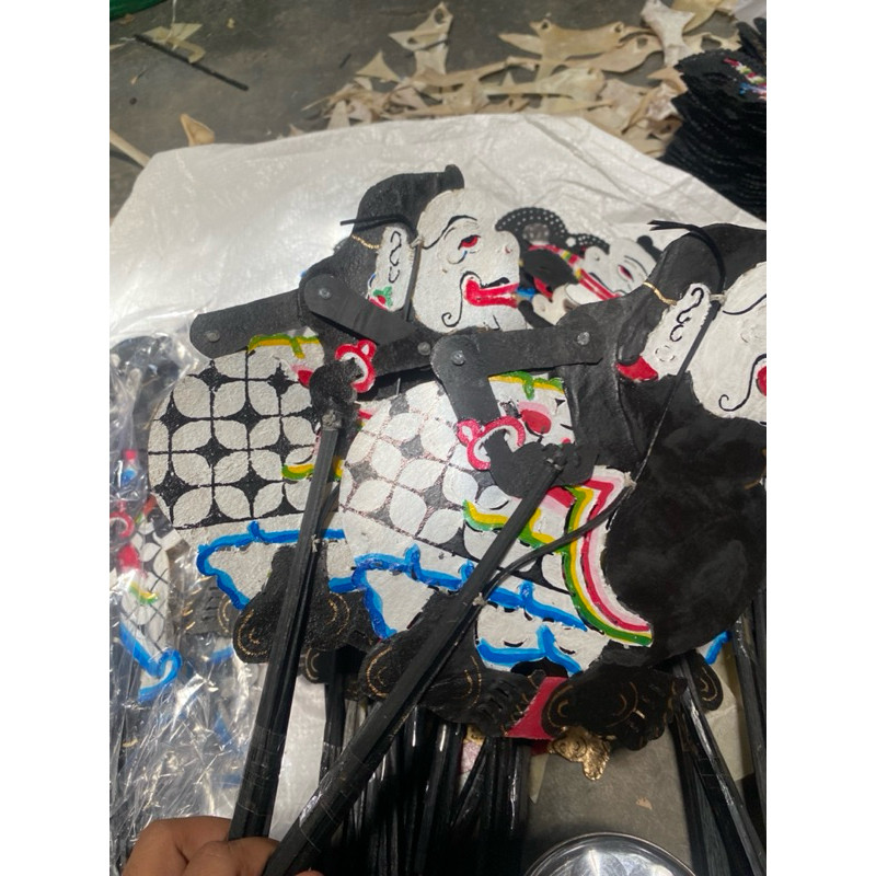 MAKRIFAT DIGITAL wayang kulit semar bahan kulit sapi asli