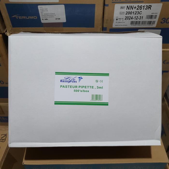 Pipet Tetes Plastik 3 ml / Pipet Tetes 3ml / Pipet 3 ml box isi 500 bh Terlaris