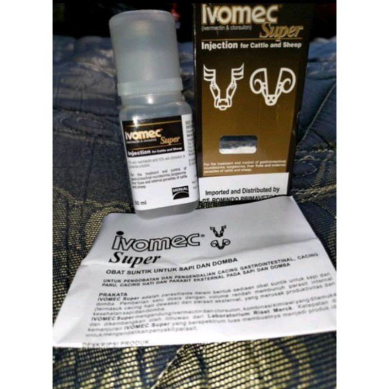 ivomec super 50ml ampuh original 100%asli obat hewan