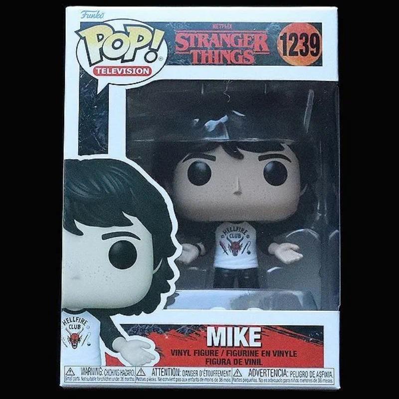 Stranger Things Eleven Mike Funko Pop Official Genuine Action Doll Model #1238 #1239 Vinyl Dolls Lim
