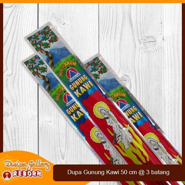 Dupa Hio Wangi Harum Gunung Kawi Cap Buah Thoo 50cm @3 Batang