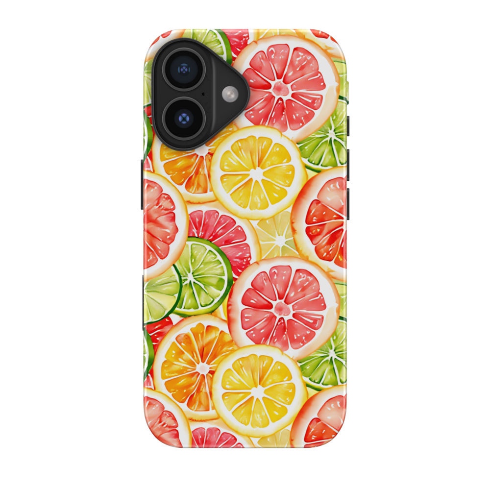 Magnetik Casing Cocok Untuk IPhone 17 16 15 14 13 12 11 Pro Max Air Plus Mini Case Zesty Slices  IMD