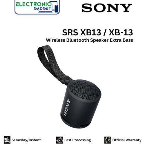 Sony SRS XB13 / XB-13 / XB 13 Wireless Bluetooth Speaker Extra Bass
