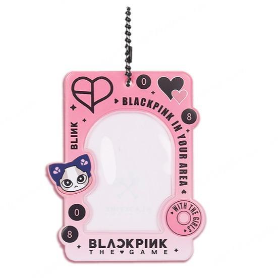 Miniso PC Holder PVC Blackpink The Game BPTG BLINKY Card Holder Phone Pendant Photocard Akrilik Fram