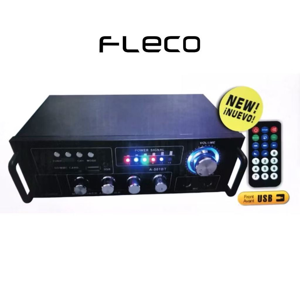 ( Promo COD ) Power Amplifier FLECO A-501BT | Amplifier Bluetooth MINI