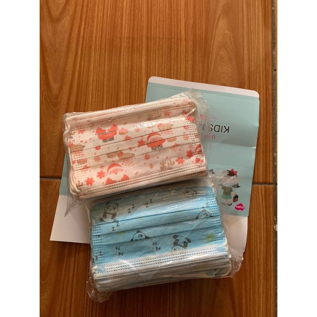 RISAOSHOP MASKER MEDIS ANAK EARLOOP MOTIF/ MASKER ANAK MOTIF/ MASKER MURAH