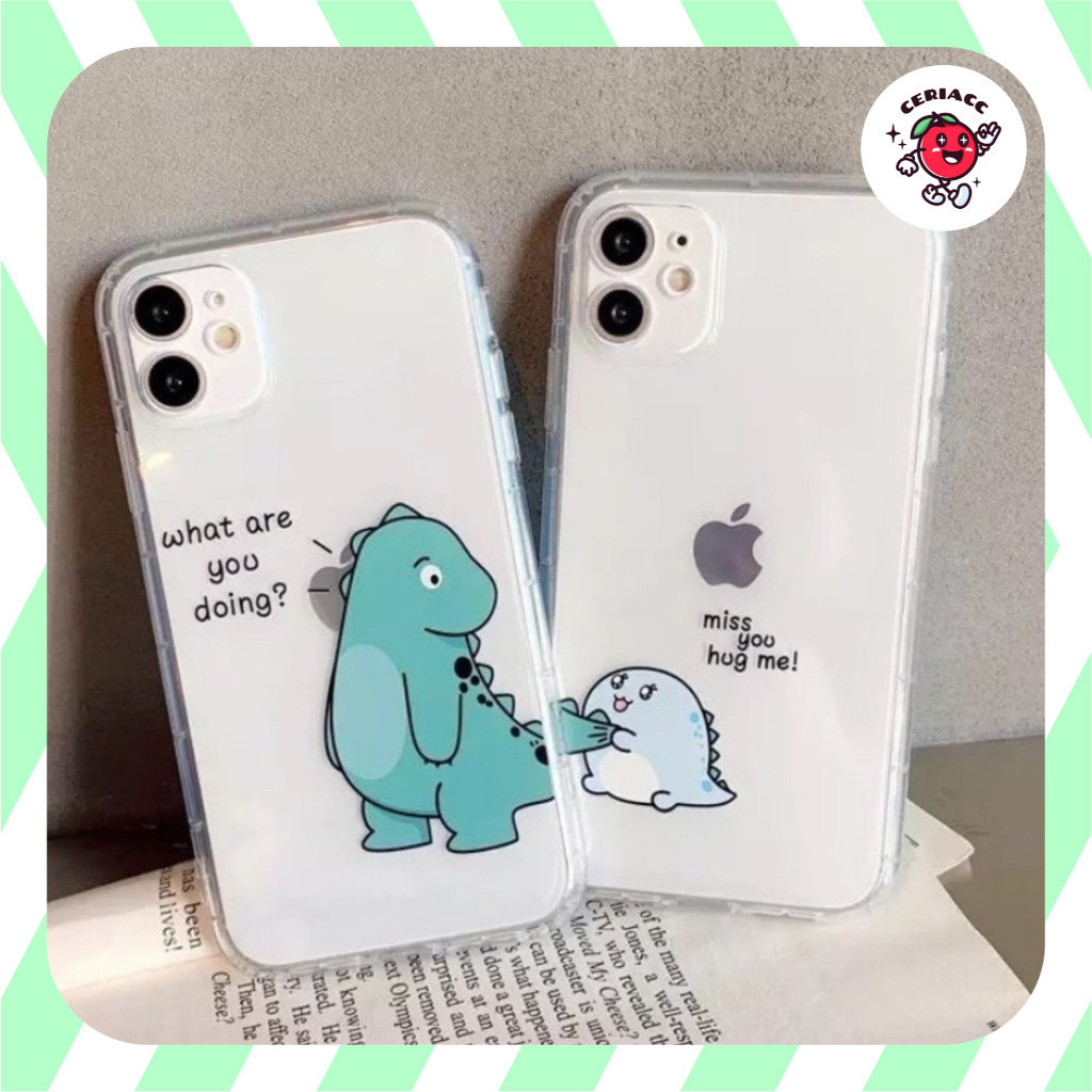 New Dino couple printing anticrack case redmi note pocophone m3 5g 12c 12 10C 11 pro 10a 10 8 8a 9 9