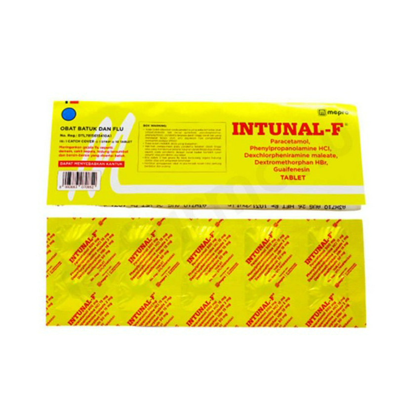 INTUNAL-F 1 CATCHCOVER @ 1 STRIP @ 10 TABLET