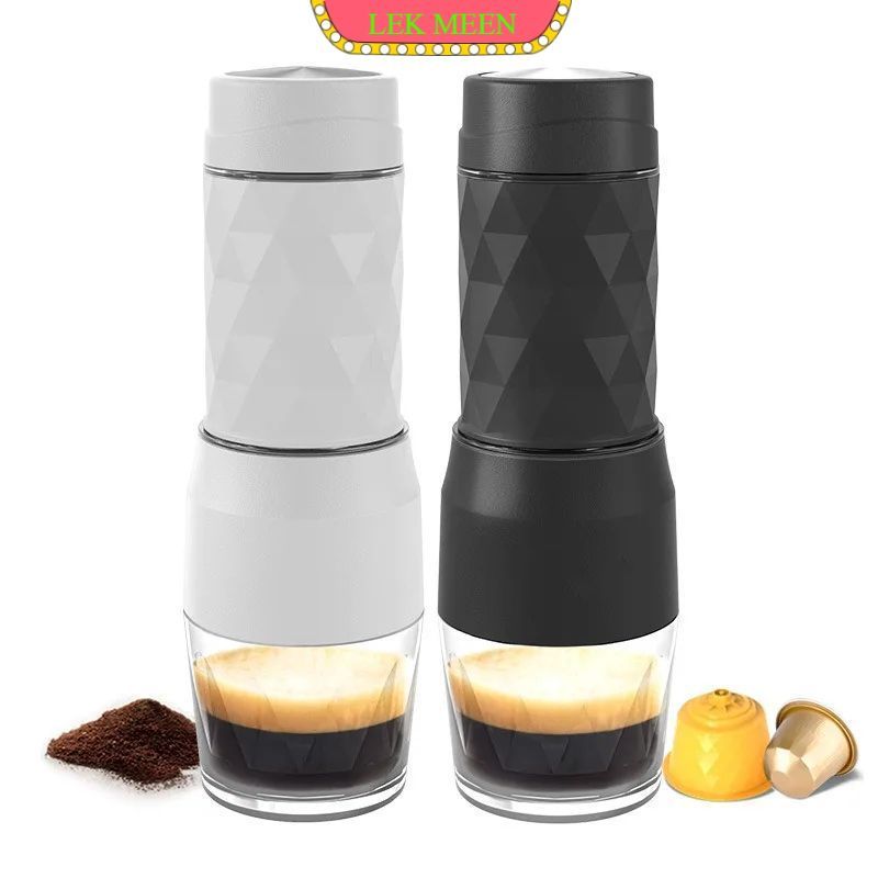 lekmeen- Coffee Maker Mini Espresso Maker Espresso Portable
